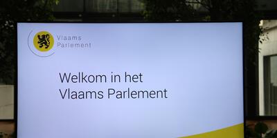 Bezoek aan het Vlaams parlement 2020
