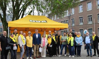 Hoog bezoek in Kontich in mei 2024
