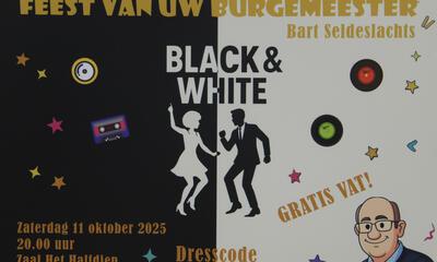 Dankzij onze twee top dj’s Ivo & Nico was er direct ambiance in de zaal en werd het feest van onze burgemeester dit jaar weer een top editie.